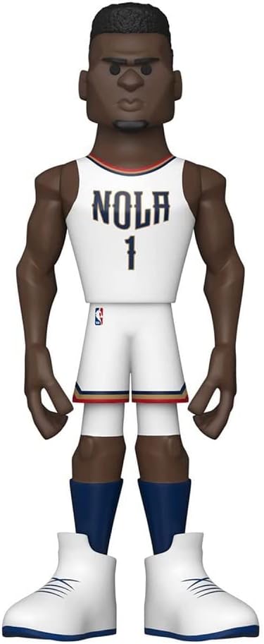 Funko Gold 5 NBA:Pelicans-ZionWilliamson(HomeUni) w/Cha