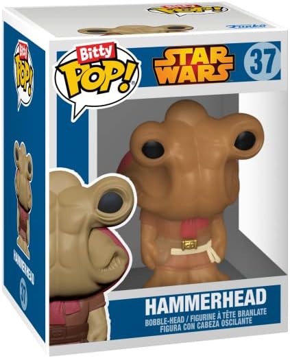 Funko Bitty POP! Star Wars - Darth Vader. 4-Pack - Darth Vader. TIE Fighter Pilot. Stormtrooper and A Surprise Mystery Mini Figure - 0.9 Inch (2.2 Cm) Collectable - Stackable Display Shelf Included