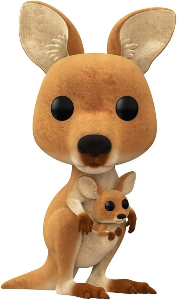 Funko Pop! Vinyl: Australian Animals - Kangaroo - (Flocked) - Collectable Vinyl Figure - Gift Idea - Official Merchandise - Toys for Kids & Adults IP Fans - Model Figure for Collectors