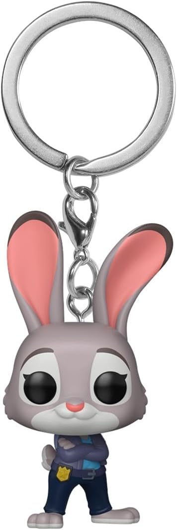 Funko Pop! Keychain: Zootopia 2 - Judy Hopps Novelty Keyring - Collectable Mini Figure - Stocking Filler - Gift Idea - Official Merchandise - Disney Fans - Backpack Decor