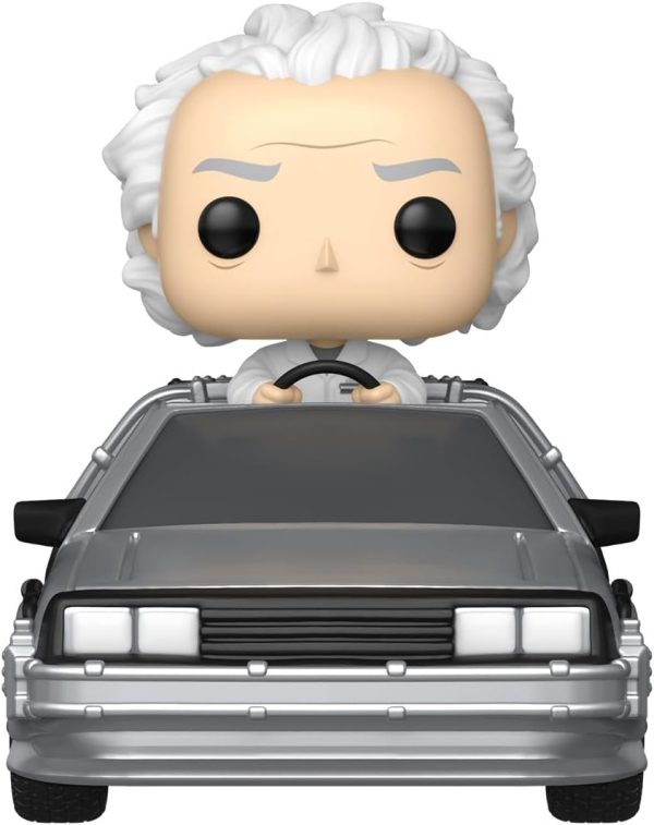 Funko Pop! Rides Deluxe: Back to The Future - Doc with Time Machine - Dr. Emmett Brown - Collectable Vinyl Figure - Gift Idea - Official Merchandise - Toys for Kids & Adults