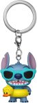 Funko Pop! Keychain: Lilo and Stitch - Tuber Stitch - Novelty Keyring - Collectable Mini Figure - Stocking Filler - Gift Idea - Official Merchandise - Disney Fans - Backpack Decor