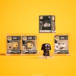 Funko Bitty POP! Star Wars - Darth Vader. 4-Pack - Darth Vader. TIE Fighter Pilot. Stormtrooper and A Surprise Mystery Mini Figure - 0.9 Inch (2.2 Cm) Collectable - Stackable Display Shelf Included
