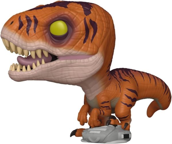 Funko Pop! Movies: Jurassic Park - Tiger Raptor - Collectable Vinyl Figure - Gift Idea - Official Merchandise - Toys for Kids & Adults - Action/Adventure Fans - Model Figure for Collectors