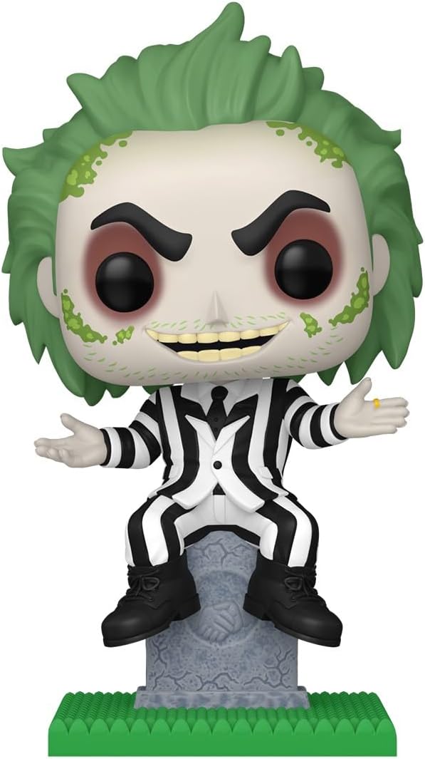 Funko Pop Plus: Beetlejuice - Beetlejuice on Tombstone - Collectable Vinyl Figure - Gift Idea - Official Merchandise - Toys for Kids & Adults - Comedy Fans - Model Figure for Collectors and Display
