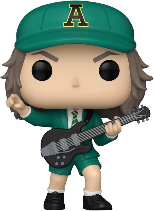 Funko POP Rocks: AC/DC - Angus Young - (Green) - Collectable Vinyl Figure - Gift Idea - Official Merchandise - for Kids & Adults - Music Fans - Model Figure for Collectors and Display
