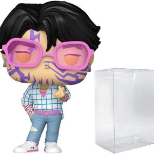 Funko Pop! Anime: Kpop Demon Hunters - Jinu Saja Boys Demon Pattern Limited Edition Chase Vinyl Figure (Bundled with Compatible Box Protector Case). Multicolored. 3.75 inches