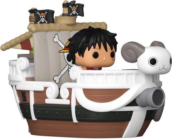 Funko Pop! Bitty Ride: One Piece - Going Merry with Monkey D. Luffy? - 0.9 Inch and 1.3 Inch (2.3 and 3.3 Cm) - Anime Collectable - Official Merchandise - Gift Idea - Toys for Kids & Adults