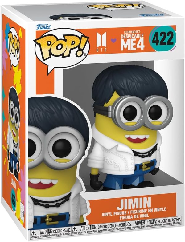 Funko POP! Rocks: Minions X BTS - Jimin - BTS + Minions - Collectable Vinyl Figure - Gift Idea - Official Merchandise - for Kids & Adults - Movies. Music Fans - Model Figure for Collectors