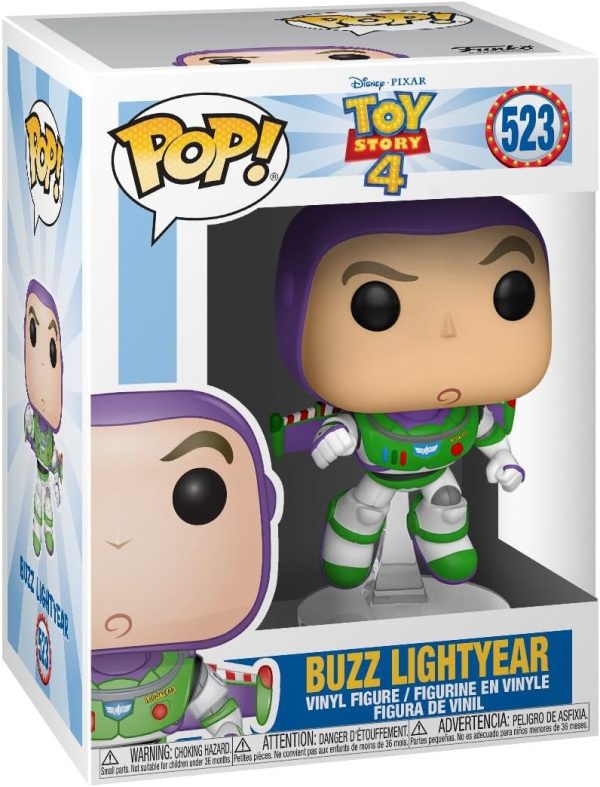 Funko Pop Disney: Toy Story 4 - Buzz Lightyear. Standard - Disney Pixar: Toy Story - Collectable Vinyl Figure - Gift Idea - Official Merchandise - Toys for Kids & Adults - Cartoon/Animation Fans