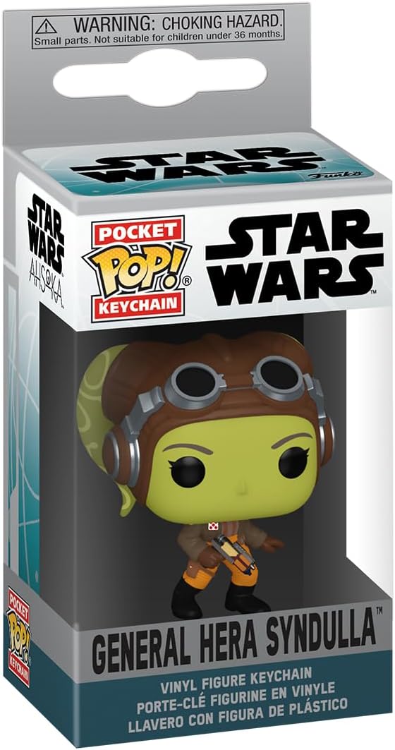 Funko POP! Keychain: Ahsoka - General Hera Syndulla - Star Wars Novelty Keyring - Collectable Mini Figure - Stocking Filler - Gift Idea - Official Merchandise - TV Fans - Backpack Decor