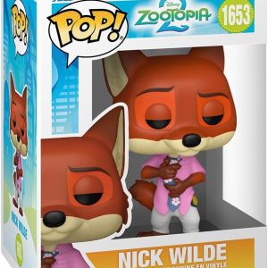 Funko Pop! Disney: Zootopia 2 - Nick Wilde - Collectable Vinyl Figure - Gift Idea - Official Merchandise - Toys for Kids & Adults - Disney Fans - Model Figure for Collectors and Display