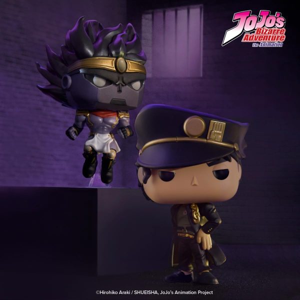 Funko Pop! Animation: JoJo's Bizarre Adventure - Jotaro and Star Platinum. 2-Pack - Amazon Exclusive - Collectable Vinyl Figure - Gift Idea - Official Merchandise - Anime Fans