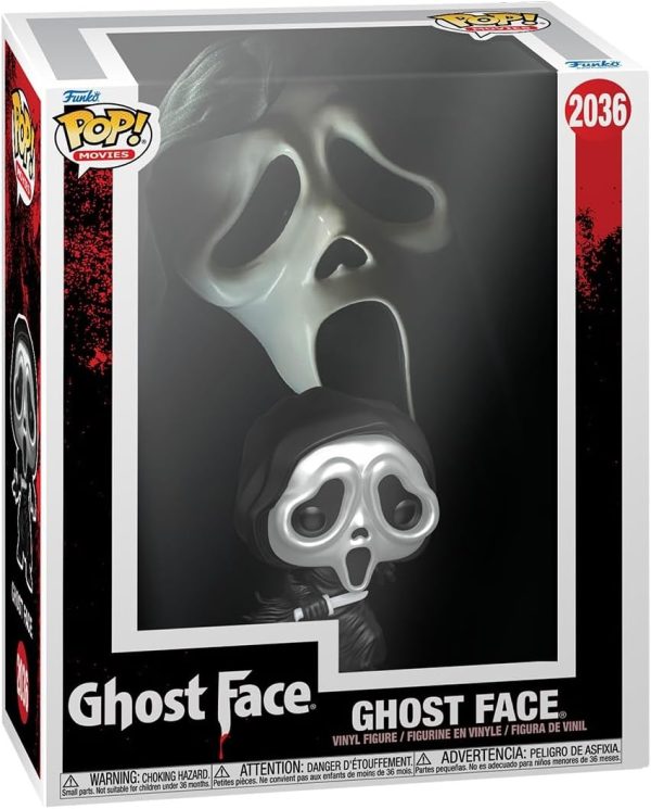 Funko Pop! VHS Cover: Ghost Face - Ghost Face (Metallic) - Collectable Vinyl Figure - Gift Idea - Official Merchandise - Toys for Kids & Adults - Horror Fans
