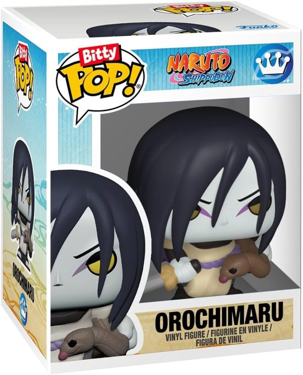 Funko Pop! Bitty: Naruto Shippuden - Minato Namikaze. Orochimaru. Tsunade. and Jiraiya - 0.9 Inch (2.2 Cm) - Anime Collectable - Gift Idea - Stackable Display Shelf Included