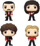 Funko Pop Rocks: Queen - Freddie Mercury. Brian May. John Deacon. Roger Taylor - (Radio Gaga). 4-Pack - Collectable Vinyl Figure - Gift Idea - Official Merchandise - Toys for Kids & Adults