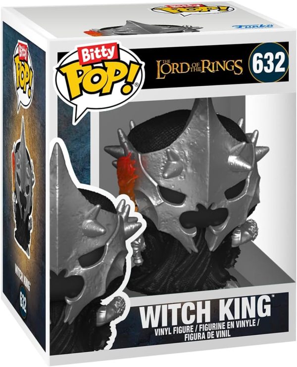 Funko Bitty POP! Lord of The Rings - Witch King. 4-Pack? and A Surprise Mystery Mini Figure - 0.9 Inch (2.2 Cm) - Lord of The Rings Collectable - Stackable Display Shelf Included - Gift Idea