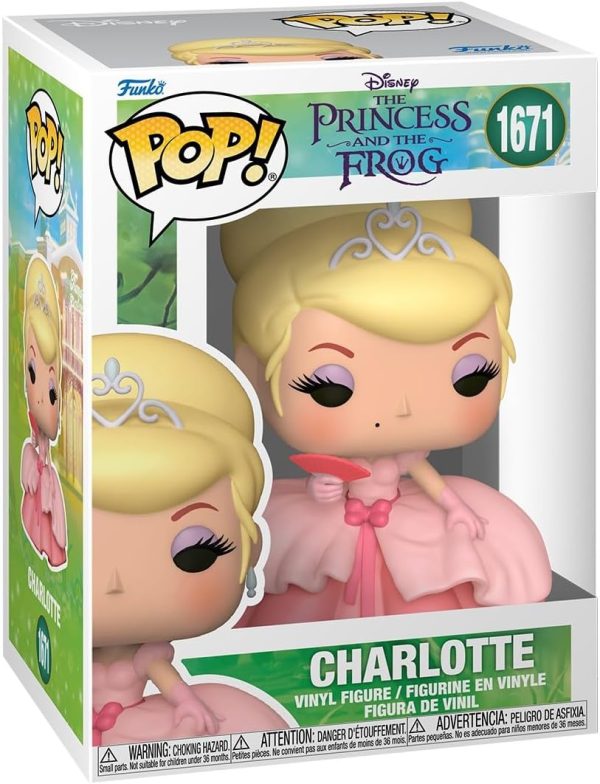 Funko Pop! Disney: The Princess and The Frog - Charlotte - 1/6 Odds for Rare Chase Variant - Collectable Vinyl Figure - Gift Idea - Official Merchandise - Toys for Kids & Adults - Princesses Fans