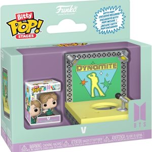 Funko Pop! Bitty Stages: BTS - Dynamite - V - Collectable Vinyl Figure - Gift Idea - Official Merchandise - Toys for Kids & Adults - Kpop Fans