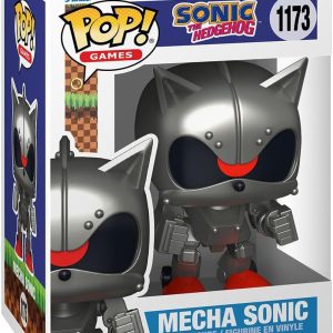 Funko Pop! Games: Sonic The Hedgehog - Mecha Sonic - Collectable Vinyl Figure - Gift Idea - Official Merchandise - Toys for Kids & Adults - Video Games Fans - Model Figure for Collectors
