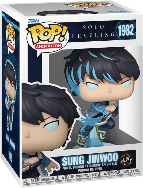 Funko Pop! Animation: Solo Leveling - Sung Jinwoo - 1/6 Odds for Rare Chase Variant - Styles May Vary - Collectable Vinyl Figure - Gift Idea - Official Merchandise - Toys for Kids & Adults