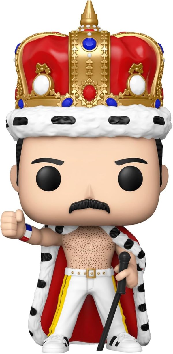 POP Rocks: Freddie Mercury King Multicolor. 3.75 inches
