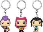 POP Keychain: Kpop Demon Hunters - Rumi. Mira. and Zoey 3-Pack - Novelty Keyrings - Collectable Mini Figure - Stocking Filler - Gift Idea - Official Merchandise - Movies Fans - Backpack D??cor