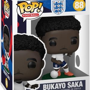 Funko Pop! Football: England - Bukayo Saka - World Cup 2026 - Collectable Vinyl Figure - Gift Idea - Official Merchandise - Toys for Kids & Adults - Sports Fans - Model Figure for Collectors