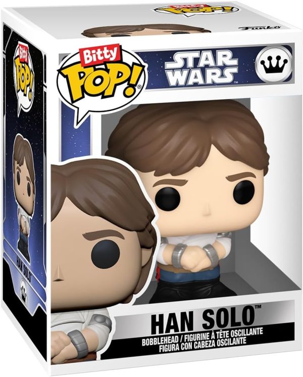 Funko Pop Bitty: Star Wars - Han Solo. Wampa. Dagobah Yoda. & Mystery Chase Figure - (Styles May Vary) and A Surprise Mystery Mini Figure - 0.9 Inch (2.2 Cm) Collectable - Gift Idea