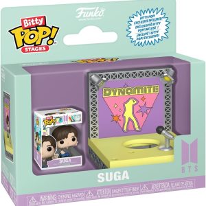Funko Pop! Bitty Stages: BTS - Dynamite - Suga - Collectable Vinyl Figure - Gift Idea - Official Merchandise - Toys for Kids & Adults - Kpop Fans