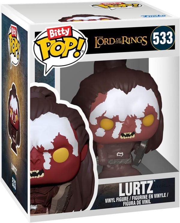 Funko Bitty POP! Lord of The Rings - Witch King. 4-Pack? and A Surprise Mystery Mini Figure - 0.9 Inch (2.2 Cm) - Lord of The Rings Collectable - Stackable Display Shelf Included - Gift Idea