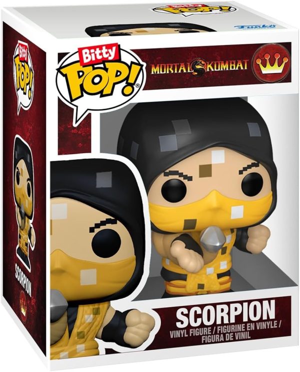 Funko Pop! Bitty Arcade Cabinet: Mortal Kombat - Scorpion - Collectable Vinyl Figure - Gift Idea - Official Merchandise - Toys for Kids & Adults - Video Game Fans - Figure for Collectors and Display