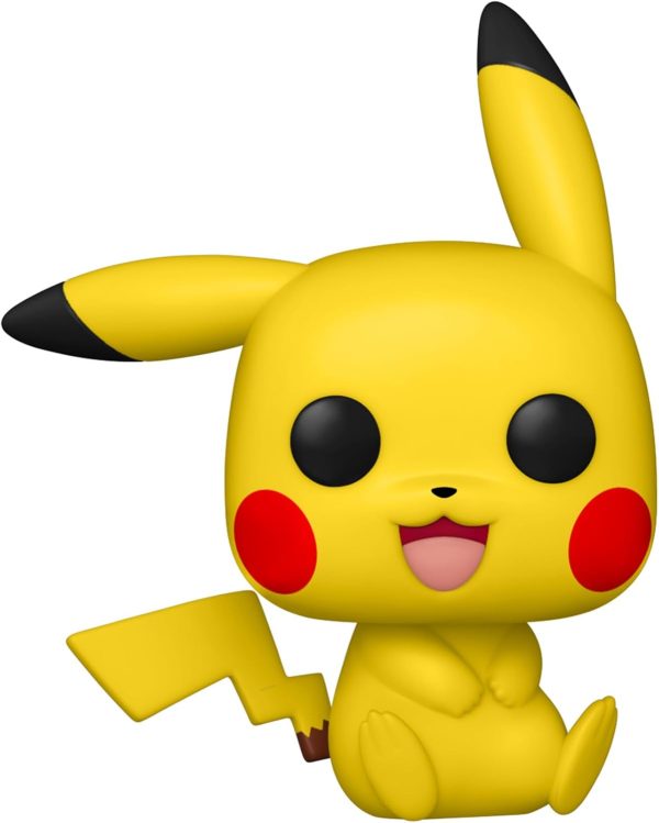 Funko Pop! Games: Pokemon - Pikachu - (Sitting) - Collectable Vinyl Figure - Gift Idea - Official Merchandise - Toys for Kids & Adults - Video Games Fans - Model Figure for Collectors and Display