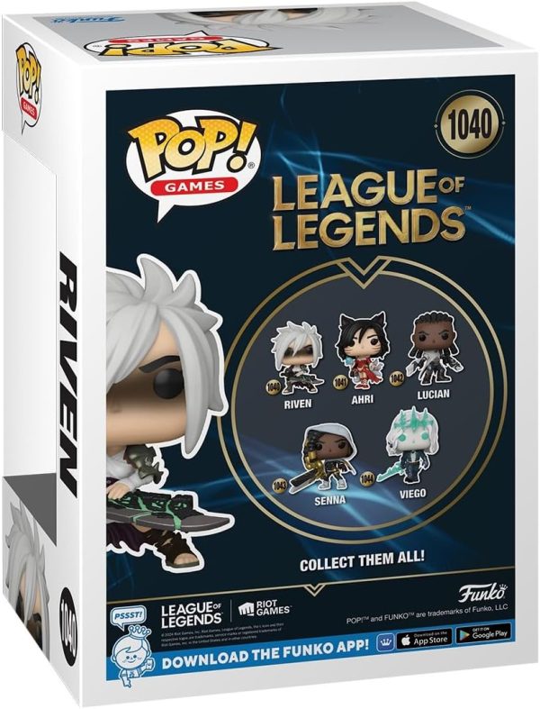 Funko POP Games: LOL - Riven with Broken Blade - League of Legends - Collectable Vinyl Figure - Gift Idea - Official Merchandise - for Kids & Adults - Video Games Fans - Model Figure for Collectors