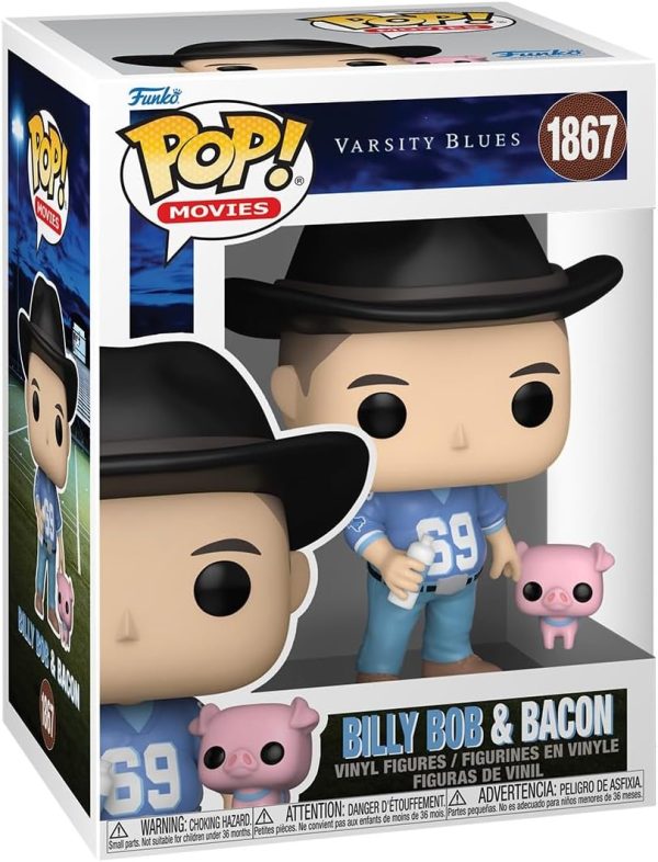 Funko POP & Buddy: Varsity Blues - Billy Bob with Bacon - Collectable Vinyl Figure - Gift Idea - Official Merchandise - for Kids & Adults - Movies Fans - Model Figure for Collectors