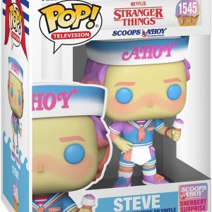 Funko POP! TV: Stranger Things - Steve Harrington - Stranger Thingseve - (Scoops Ahoy) - Collectable Vinyl Figure - Gift Idea - Official Merchandise - for Kids & Adults - TV Fans