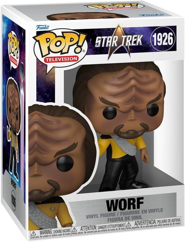 Funko Pop! TV: Star Trek Next Generation - Worf - Collectable Vinyl Figure - Gift Idea - Official Merchandise - Toys for Kids & Adults - Sci-Fi Fans