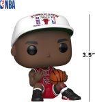 Funko Pop! NBA: Bulls - Michael Jordan - 3X in a Row - Collectable Vinyl Figure - Gift Idea - Official Merchandise - Toys for Kids & Adults - Sports Fans - Model Figure for Collectors and Display