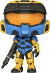 Funko Pop! Games: Halo Infinite - Spartan Mark VII with VK78. Blue & Yellow. with Game Add On. 3.75 inches