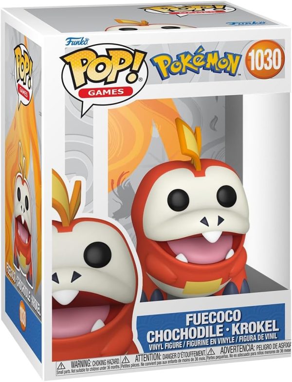 Funko Pop Games: Pokemon - Fuecoco - Collectable Vinyl Figure - Gift Idea - Official Merchandise - Toys for Kids & Adults - Video Games Fans - Model Figure for Collectors and Display