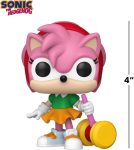Funko Pop! Games: Sonic The Hedgehog - Amy - 1/6 Odds for Rare Chase Variant - Collectable Vinyl Figure - Gift Idea - Official Merchandise - Toys for Kids & Adults - Video Games Fans