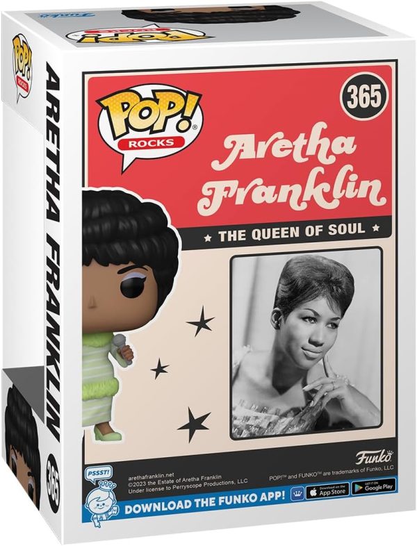 Funko POP! Rocks: Aretha Franklin - (Green Dress) - Collectable Vinyl Figure - Gift Idea - Official Merchandise - for Kids & Adults - Music Fans - Model Figure for Collectors and Display
