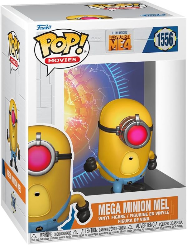 Funko POP! Movies: Despicable Me 4 ?C Super Mel - Despicable Me: Minions - Collectable Vinyl Figure - Gift Idea - Official Merchandise - for Kids & Adults - Movies Fans - Model Figure for Collectors