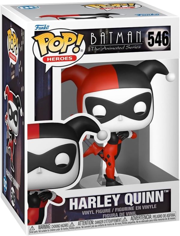 Funko Pop Animation: Batman: The Animated Series - Harley Quinn - Animated Batman - Collectable Vinyl Figure - Gift Idea - Official Merchandise - Toys for Kids & Adults - Superheroes Fans