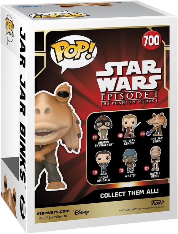 Funko POP! Star Wars: Episode 1 The Phantom Menace Anniversary - Jar Jar Binks with Booma Balls - Collectable Vinyl Figure - Gift Idea - Official Merchandise - for Kids & Adults - Movies Fans