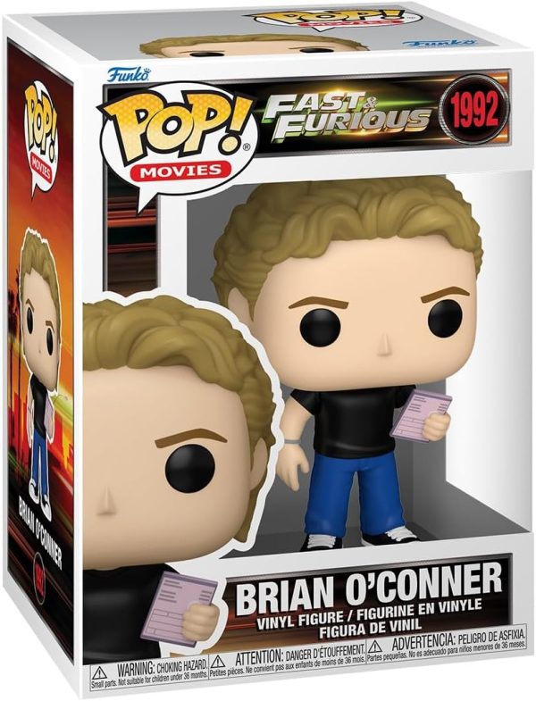 Funko Pop! Movies: Fast & Furious - Brian O'Conner - Collectable Vinyl Figure - Gift Idea - Official Merchandise - Toys for Kids & Adults - Movies Fans - Model Figure for Collectors and Display