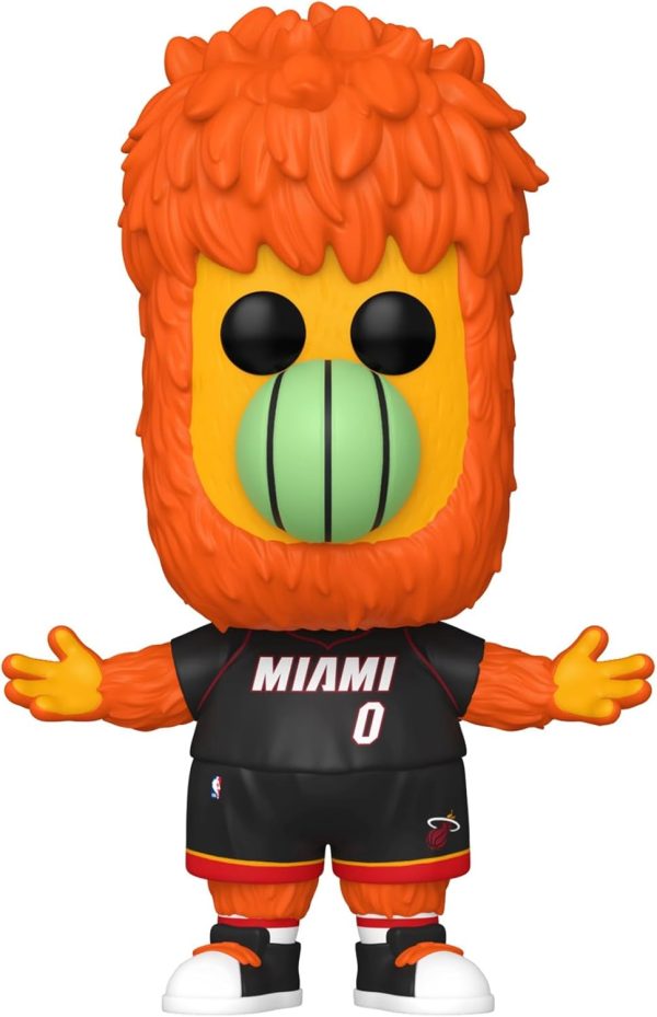 Funko POP! NBA: Mascots - Miami - Burnie The Fireball - Collectable Vinyl Figure - Gift Idea - Official Merchandise - for Kids & Adults - Sports Fans - Model Figure for Collectors and Display