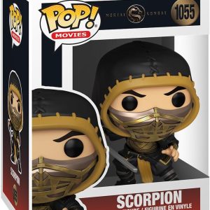 Funko POP Movies: Mortal Kombat - Scorpion Vinyl Figure (Styles May Vary). Multicolor. Standard (53851)