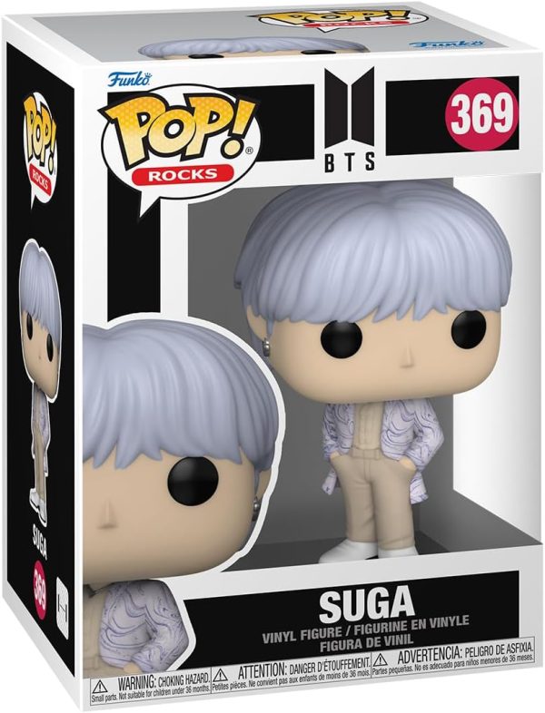 Funko POP! Rocks: BTS - Suga - Collectable Vinyl Figure - Gift Idea - Official Merchandise - for Kids & Adults - Music Fans - Model Figure for Collectors and Display