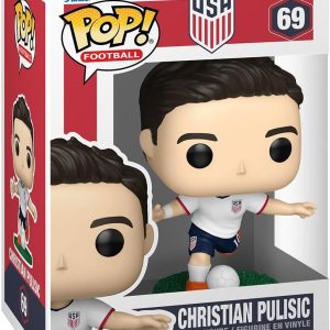 Funko Pop! Football: USA - Christian Pulisic - U.S. Men's Soccer Team - Collectable Vinyl Figure - Gift Idea - Official Merchandise - Toys for Kids & Adults - Sports Fans